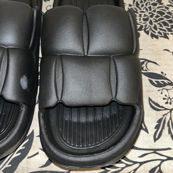 EVA Foam Slide Lite Black New Brick Upper Print Comfortable - Picture 4 of 11